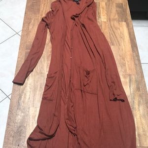 Forever 21 Long sleeve draped shrug  sweater